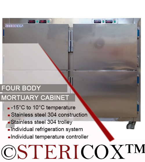 GA308 Funeral Home 8 Dead Body Refrigerator Mortuary Cooler Freezer Box -  ROOEMED