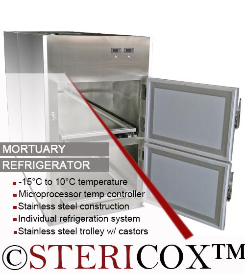 Mortuary Cabinet - Morgue Freezer - Dead Body Storage Refrigerator ...